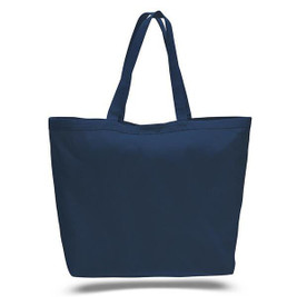 Q-Tees Q1200 - Bolso Tote Grande de Lona con Cierre de Velcro