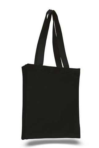 Q-Tees Q125200 - Canvas Book Bag with Gusset