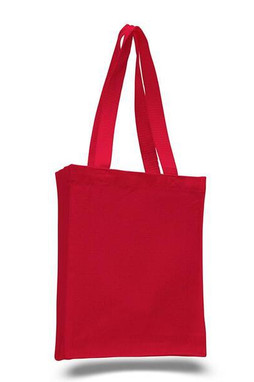 Q-Tees Q125200 - Canvas Book Bag with Gusset