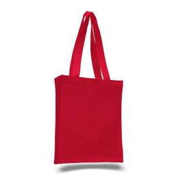 Q-Tees Q125200 - Canvas Book Bag with Gusset