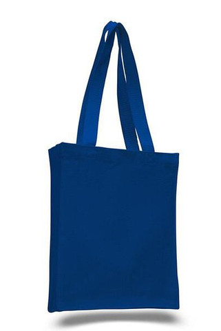 Q-Tees Q125200 - Canvas Book Bag with Gusset
