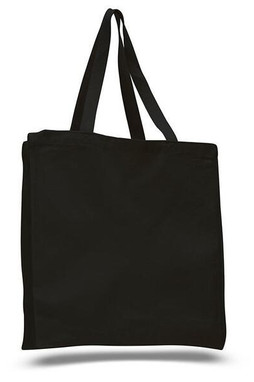 Q-Tees Q125300 - Canvas Shopper with Gusset