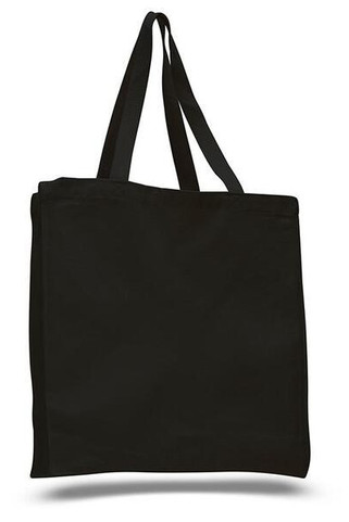Q-Tees Q125300 - Canvas Shopper with Gusset