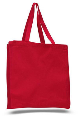 Q-Tees Q125300 - Canvas Shopper with Gusset