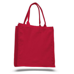 Q-Tees Q125500 - Bolsa de Compras de Algodón con Estilo