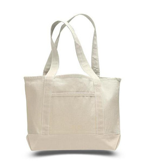 Q-Tees Q125800 - Small Canvas Deluxe Tote Bag