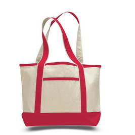 Q-Tees Q125800 - Small Canvas Deluxe Tote Bag
