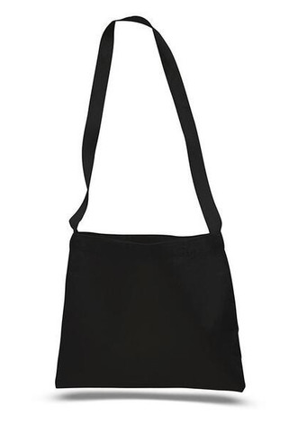 Q-Tees Q126100 - Bolso Mensajero de Lona con Correas Largas