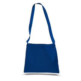 Q-Tees Q126100 - Durable Canvas Crossbody Messenger Bag