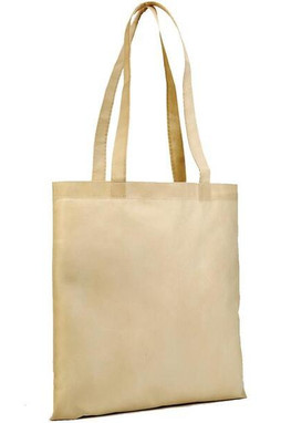Q-Tees Q126300 - Eco-Friendly Non-Woven Shopping Tote Bag