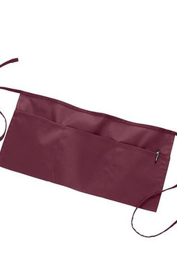 Q-Tees Q2115 - Waist Apron with 3 Compartment Pouch