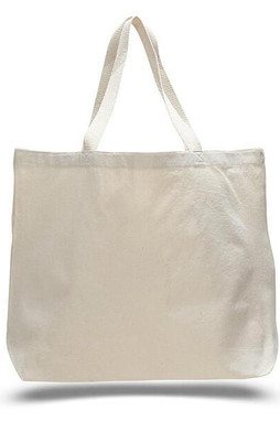 Q-Tees Q600 - Canvas Jumbo Tote Bag