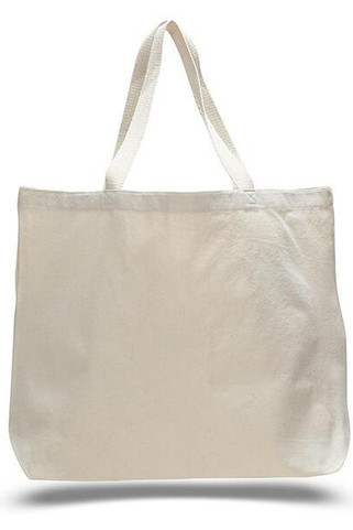 Q-Tees Q600 - Canvas Jumbo Tote Bag