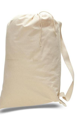 Q-Tees QLB - Canvas Drawstring Bag