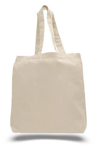 Q-Tees QTBG - Economical Tote Bag with Bottom Gusset