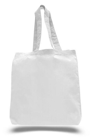Q-Tees QTBG - Economical Tote Bag with Bottom Gusset