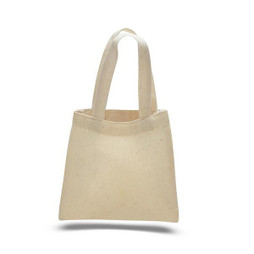 Q-Tees QTBM - Compact Cotton Everyday Tote Bag