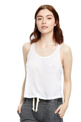 US Blanks US0510 - Ladies Sheer Cropped Racer Tank