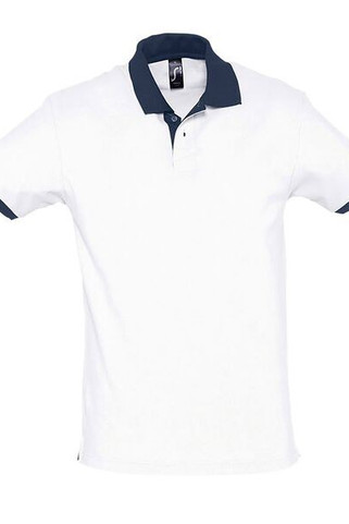 SOLS 11369 - Polo Bicolore Unisexe Élégant et Confortable