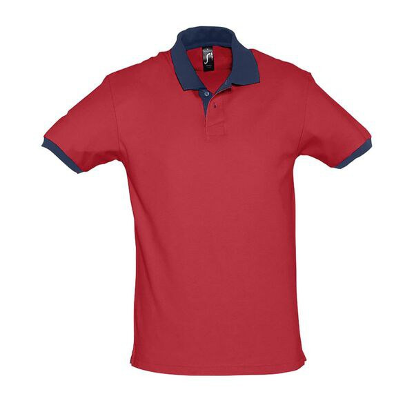 SOL'S 11369 - Polo Bicolore Unisexe Élégant et Confortable