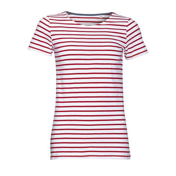 SOL'S 01399 - MILES WOMEN Round Neck Striped T Shirt