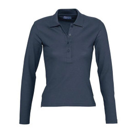 SOL'S 11317 - Damen Poloshirt Langarm Podium