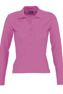 SOL'S 11317 - Damen Poloshirt Langarm Podium