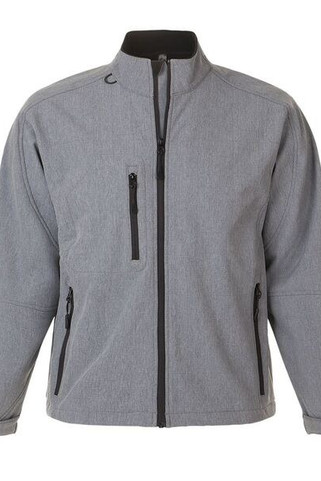 SOLS 46600 - RELAX Heren Jas Met Ritssluiting Softshell