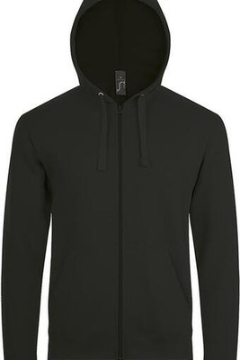 SOL'S 01714 - Stone Unisex jakke med hætte med lynlås