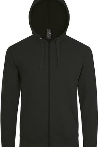 SOLS 01714 - Stone Unisex jakke med hætte med lynlås