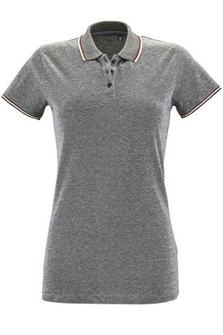SOLS 02082 - Paname Women Heather Polo Shirt