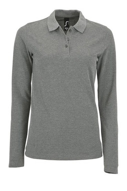 SOLS 02083 - Perfect Lsl Women Dames Pique Poloshirt Met Lange Mouwen