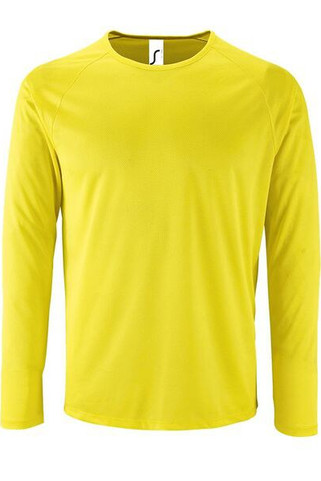 SOLS 02071 - Sporty Lsl Men Heren Sport T Shirt Met Lange Mouwen