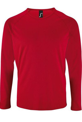 SOL'S 02071 - Sporty Lsl Men T Shirt Técnica De Manga Comprida Para Homem