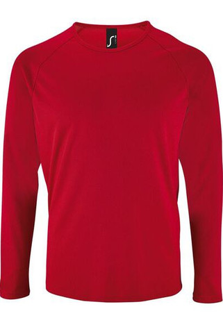 SOLS 02071 - Mens Long Sleeve Sports T Shirt Sporty Lsl
