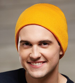 Bayside 3810 - USA-Made 8½ Inch Knit Beanie
