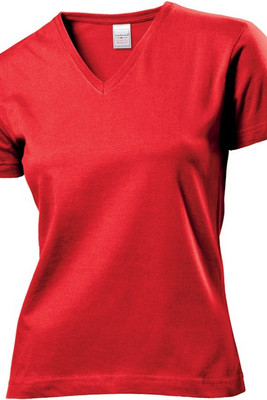 Stedman ST2700 - Premium Ladies Deep V-Neck Cotton T-Shirt 155gsm