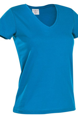 Stedman ST2700 - Premium Ladies Deep V-Neck Cotton T-Shirt 155gsm