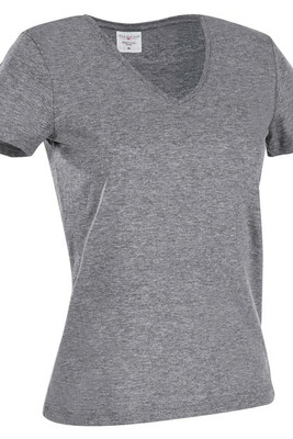 Stedman ST2700 - Premium Ladies Deep V-Neck Cotton T-Shirt 155gsm