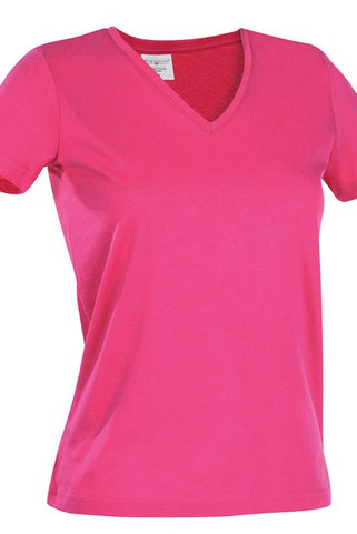 Stedman ST2700 - Premium Ladies Deep V-Neck Cotton T-Shirt 155gsm