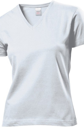 Stedman ST2700 - Premium Ladies Deep V-Neck Cotton T-Shirt 155gsm