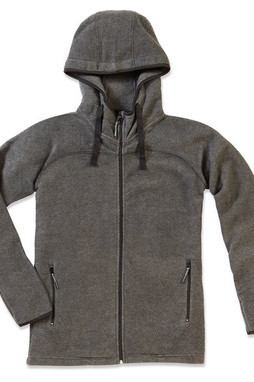 Stedman ST5040 - Mens Performance Fleece Jacket with Scuba Hood