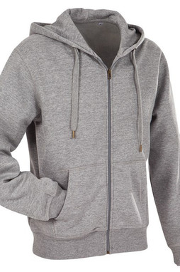 Stedman ST5610 - Mens Full Zip Fleece Hooded Sweatshirt