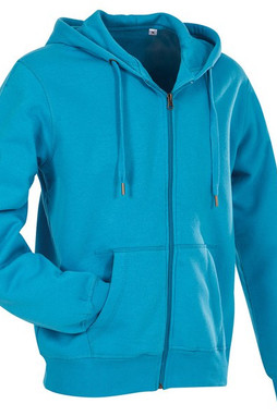 Stedman ST5610 - Mens Full Zip Fleece Hooded Sweatshirt