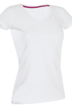Stedman ST9710 - Claire V-Neck Ladies T-Shirt with Stretch Comfort