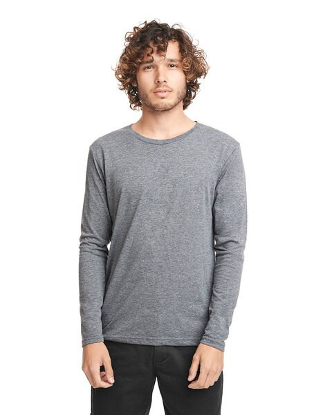 Next Level 6071 - Chandail Crew à manches longues Triblend pour homme