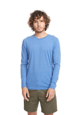 Next Level 6071 - Chandail Crew à manches longues Triblend pour homme