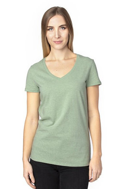 Threadfast 200RV - T-Shirt à col V à manches courtes pour femme Ultimate