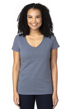 Threadfast 200RV - T-Shirt à col V à manches courtes pour femme Ultimate