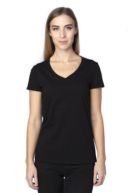 Threadfast 200RV - T-Shirt à col V à manches courtes pour femme Ultimate